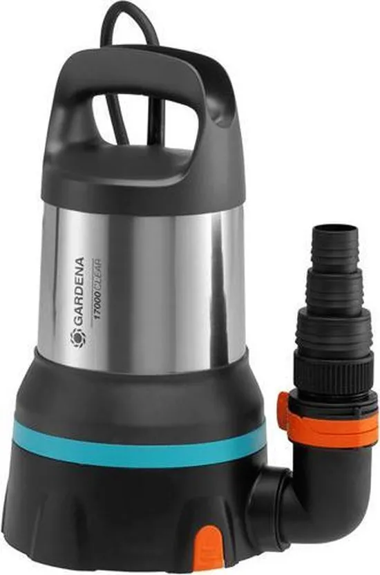 Gardena Dompelpomp Aquasensor 17000 Rvs Zwart/blauw/oranje