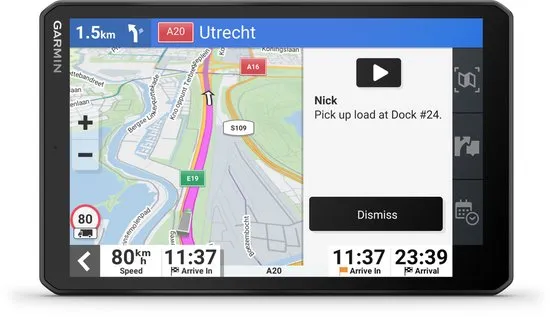 Garmin Dezl LGV810 - Vrachtwagennavigatie - Speciale vrachtwagen routes met Live Traffic - 8 inch