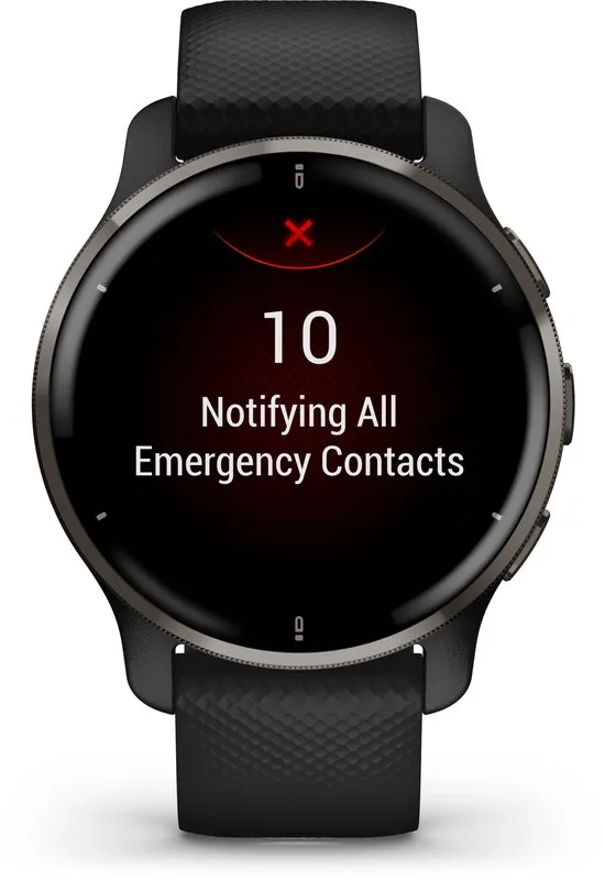 Garmin Venu 2 Plus Health Smartwatch - Amoled touchscreen - spraakbesturing - Zwart