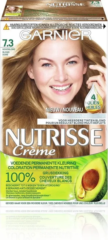 Garnier Nutrisse Crème 73 - Goudblond - Haarverf