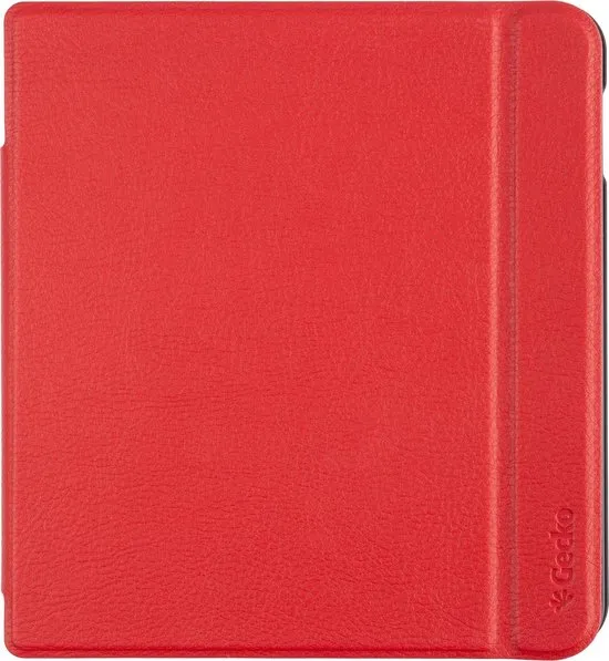 Gecko Covers Slimfit Bookcase hoes voor de Kobo Libra H2O - Rood