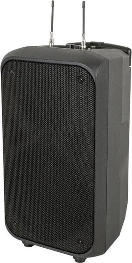 geluidsinstallatie met microfoon - Draadloze microfoon - Mobiele accu speaker - PSS-110 MKIII - Lichtgewicht mobiele speaker