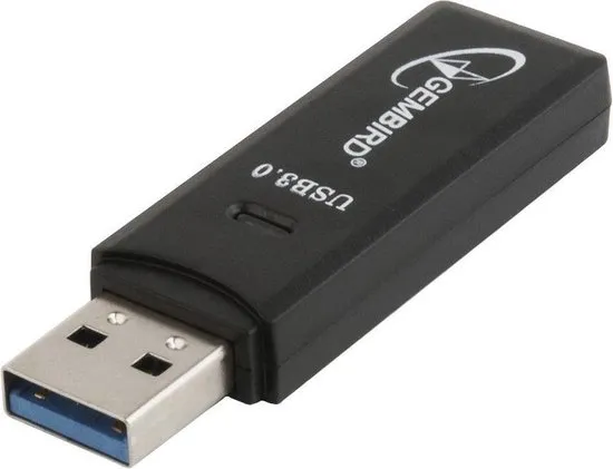 Gembird UHB-CR3-01 geheugenkaartlezer USB Zwart