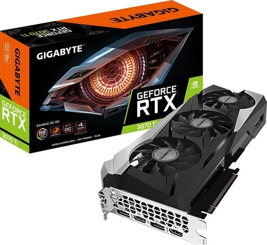 Gigabyte GeForce RTX 3070 Ti Gaming OC - Videokaart - 8 GB GDDR6 - PCIe 4.0 x16 - 2 x HDMI, 2 x DisplayPort