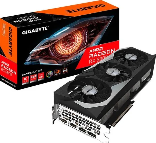 GIGABYTE Radeon RX 6800 Gaming OC - 16GB (GV-R68GAMING OC-16GD)