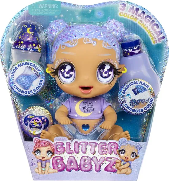 Glitter Babyz Doll Series 2 - Selena Stargazer (Moon)