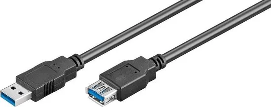 Goobay 93999 USB-kabel 3 m Zwart