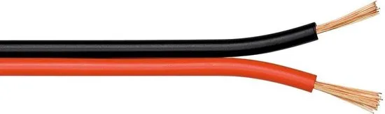 Goobay LSK 2x2.5 - 100m audio kabel Zwart