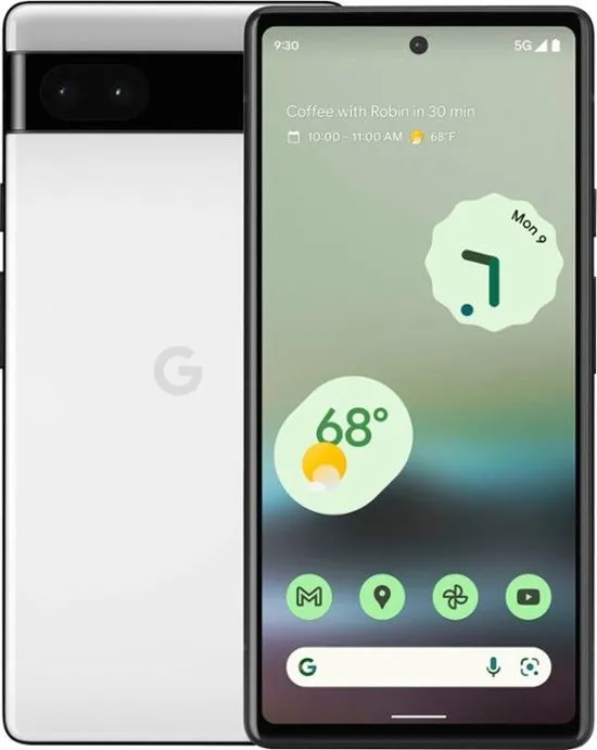 Google Pixel 6A 5G - 128GB - Chalk (Wit) - Dual SIM