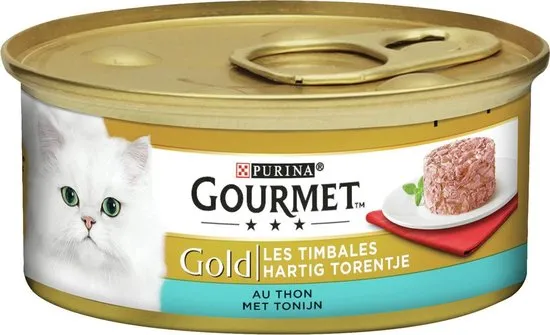 Gourmet Gold Hartig Torentje 85 g - Kattenvoer -