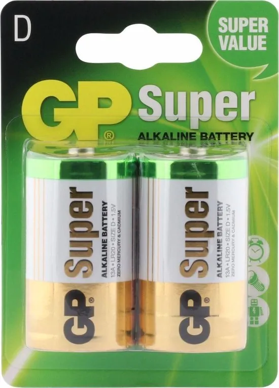 GP Batteries Primary Batteries 13A niet-oplaadbare batterij