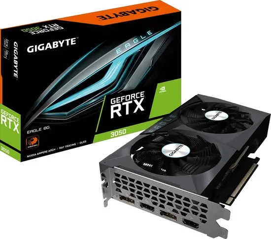 Grafische kaart - Gigabyte - RTX 3050 Eagle 8 GD (GV -N3050Eagle -8GD)