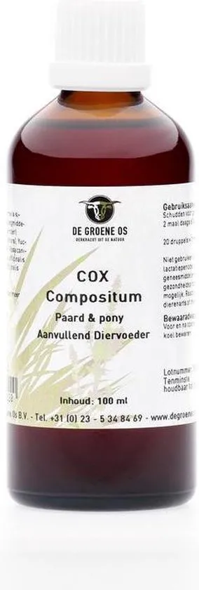Groene Os Cox Spieren- - pezen- en gewrichtenmiddel Compositum 100 ml.