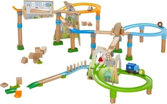 Haba Kullerbü Knikkerbaan Meesterlijke Speelbaan Bergavontuur