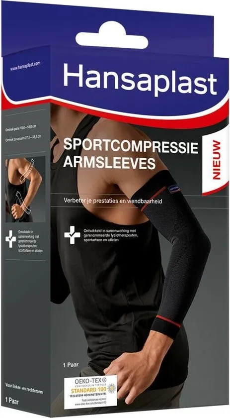Hansaplast Sportcompressie Armsleeves - One Size - 1 paar