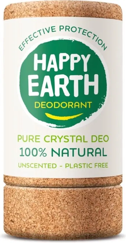 Happy Earth Pure Crystal Deodorant 90 gr - 100% natuurlijk