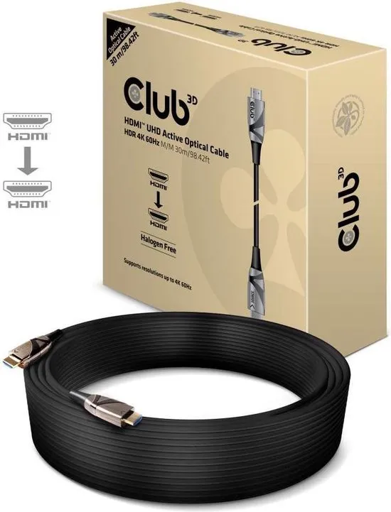 HDMI 2.0 Active Optical Hybrid Cable 30Meter M/M