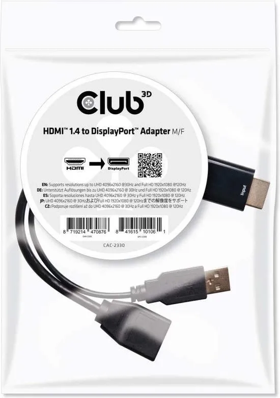 HDMI to Displayport Adapter
