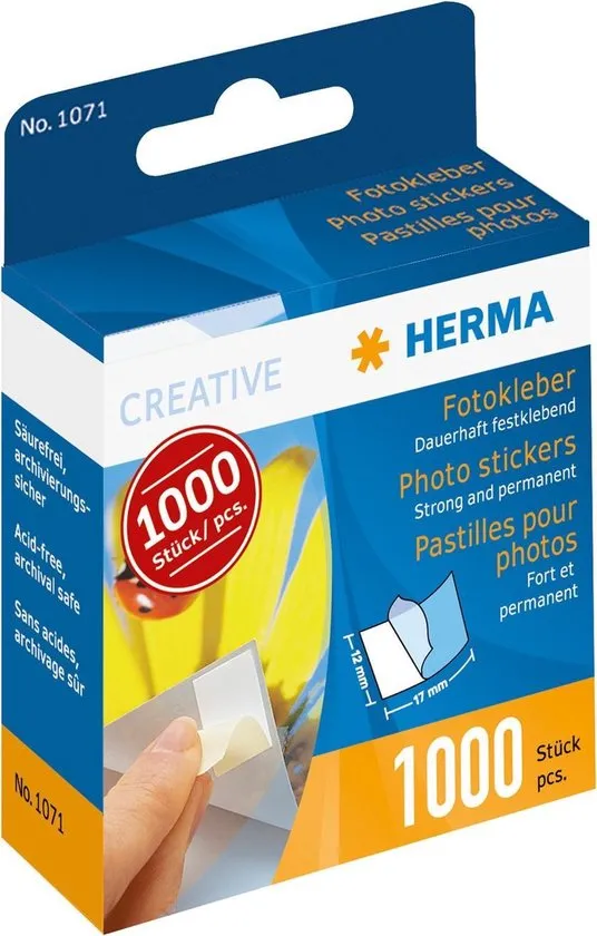 Herma Fotoplakkers - 1000 stuks