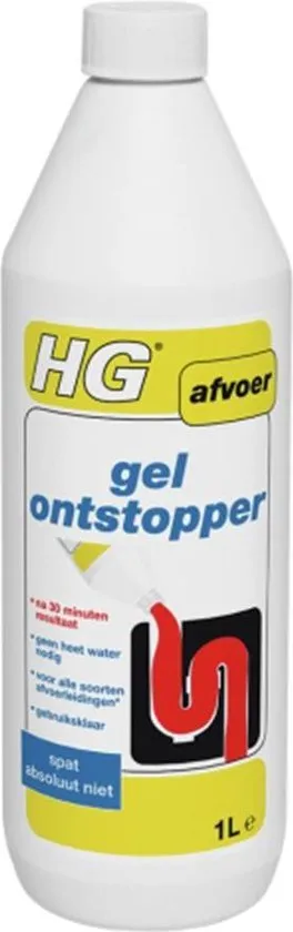 HG gel ontstopper - 1 liter