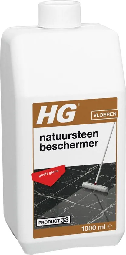 HG natuursteen beschermer - 250ml -  met glans