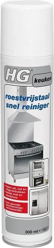 HG RVS Snelreiniger - 300 ml