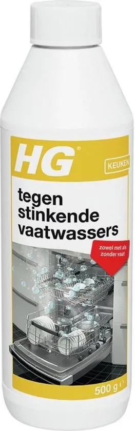 HG tegen stinkende vaatwasser - 500gr - voor 12 behandelingen