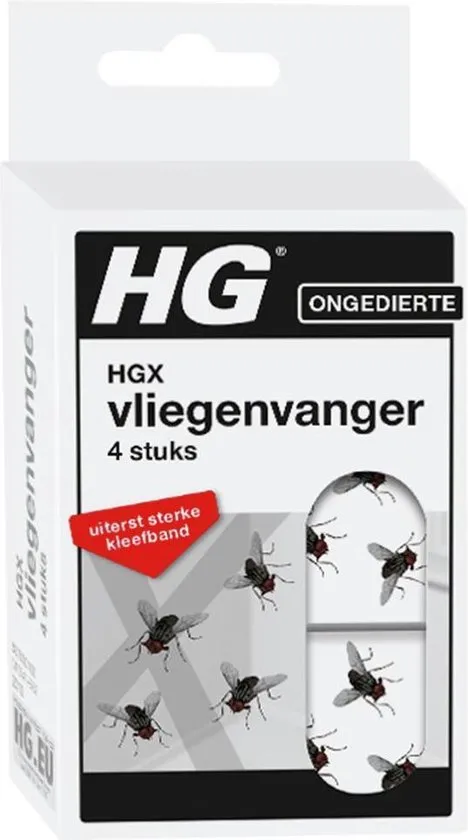 HGX vliegenvanger - 4 stuks - bevat geen giftige stoffen