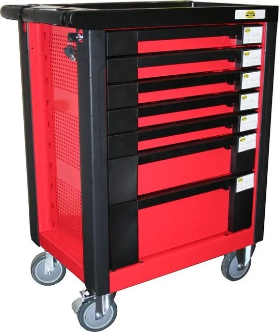 Hofftech Gevulde Gereedschapswagen 542-Delig met 7 Laden