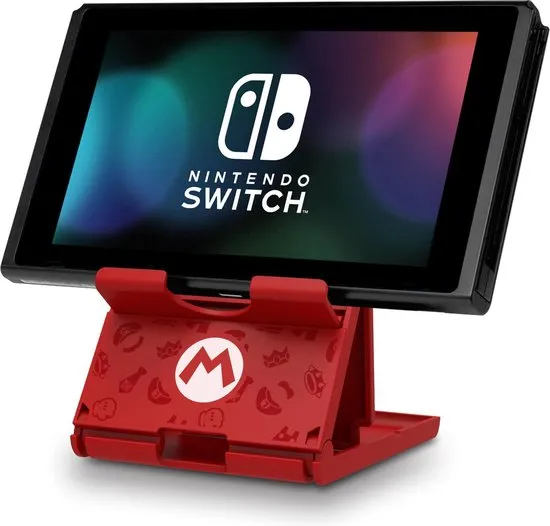Hori Playstand Console Standaard - Official Licensed -  Mario Versie - Nintendo Switch + Switch Lite