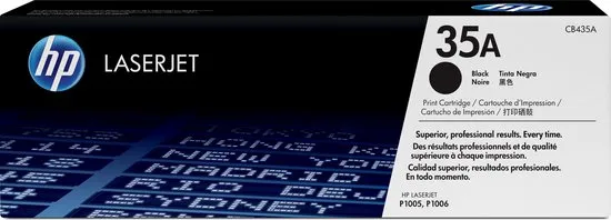 HP 35A - Tonercartridge / Zwart / 2 Pack