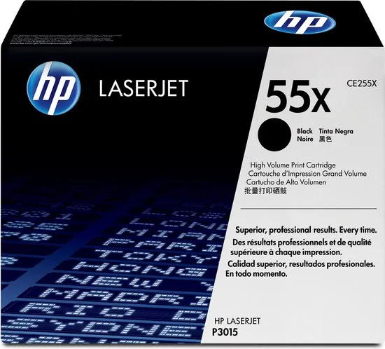 HP 55X - Tonercartridge / Zwart / Hoge Capaciteit