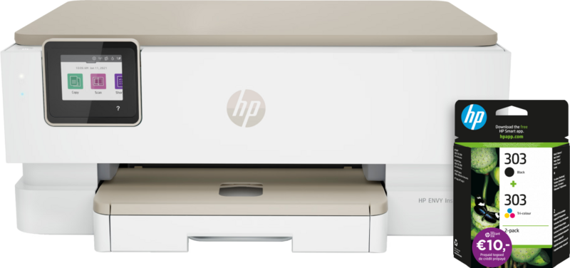 HP ENVY Inspire 7224e + 1 set extra inkt