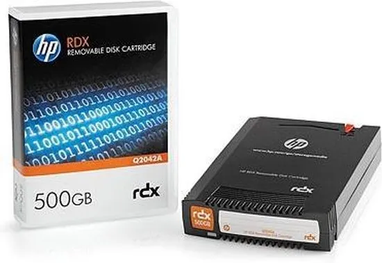 HPE RDX 500GB removable disk cartridge