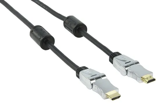 HQ 1.5m, HDMI M/M HDMI kabel 1,5 m HDMI Type A (Standaard) Grijs