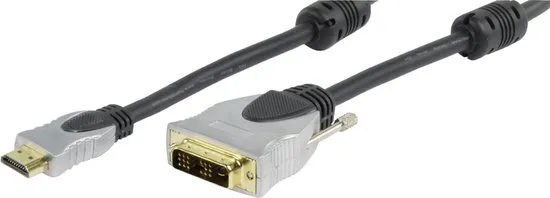 HQ SS5551/10 10 m HDMI DVI-D Zwart