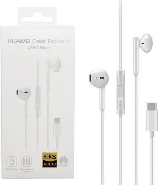Huawei -In-ear headset - Wit - Type-C