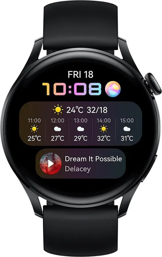 Huawei Watch 3 Active – Smartwatch – eSIM – 46mm – Zwart