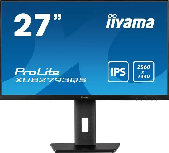Iiyama ProLite XU2793QS-B1 - LED-Monitor - 27" IPS - 2560 x 1440 WQHD