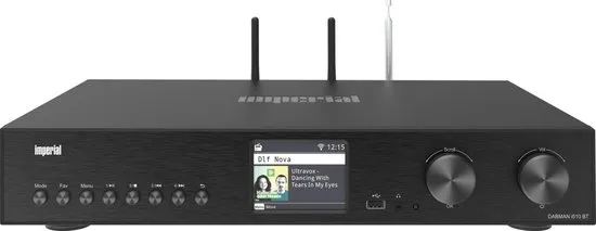 Imperial DABMAN i510 BT Internetradio HiFi-tuner Zwart Bluetooth, DAB+, USB, WiFi, Internetradio