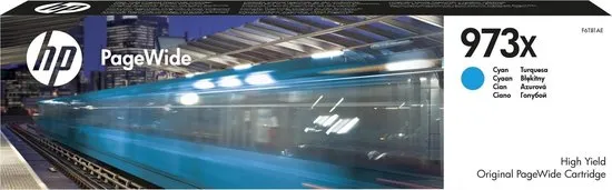 Inktcartridge HP F6T81AE 973X blauw