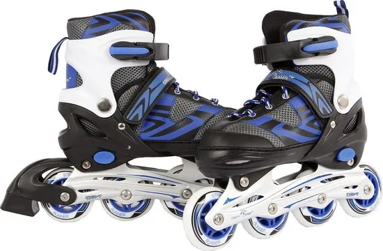 Inline skates: blauw/zwart maat 31/34