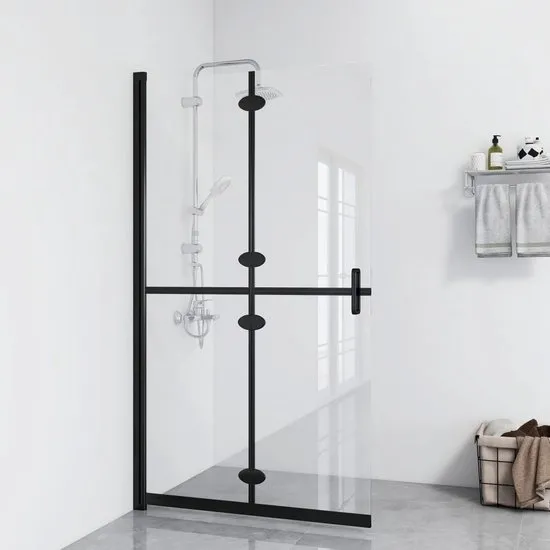 Inloopdouchewand inklapbaar 120x190 cm ESG-glas transparant
