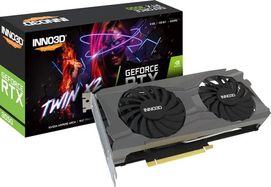 Inno3D GeForce RTX 3050 TWIN X2 - Videokaart