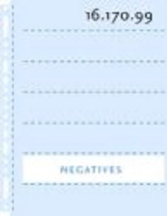 Insteekhoes - Henzo -  10 Pagina's - Negatieven - Transparant