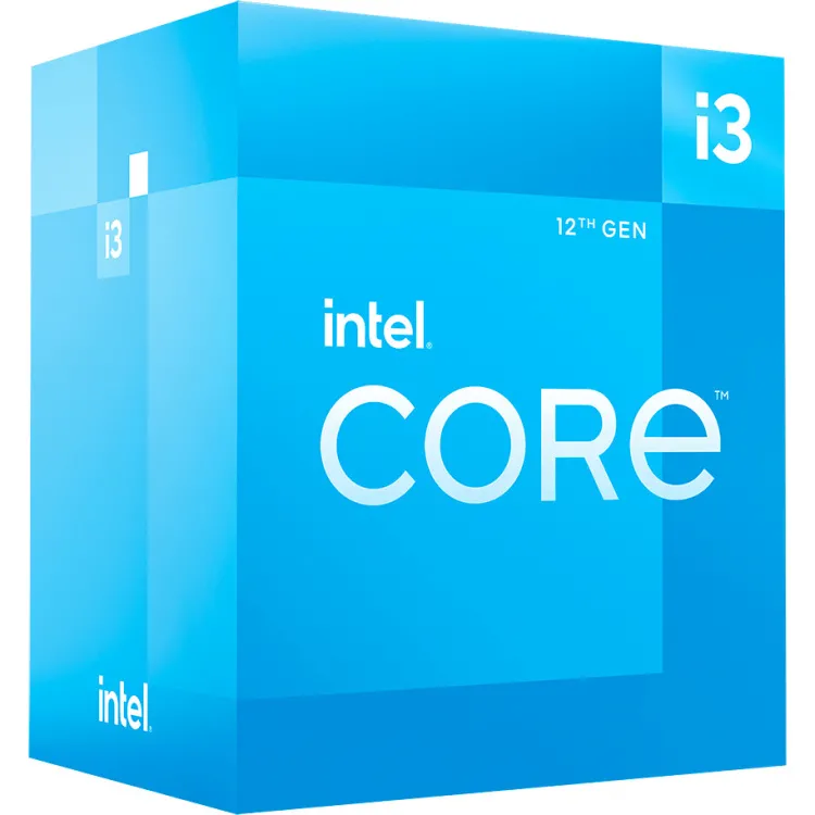 Intel® Core i3-12100, 3,3 GHz (4,3 GHz Turbo Boost) "Alder Lake"