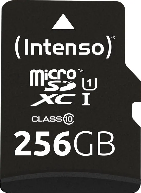 Intenso microSD Karte UHS-I Premium flashgeheugen 256 GB Klasse 10