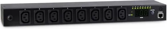 Inter-Tech 19" PDU SW-1681 8er stekker omlijsting schaltbar