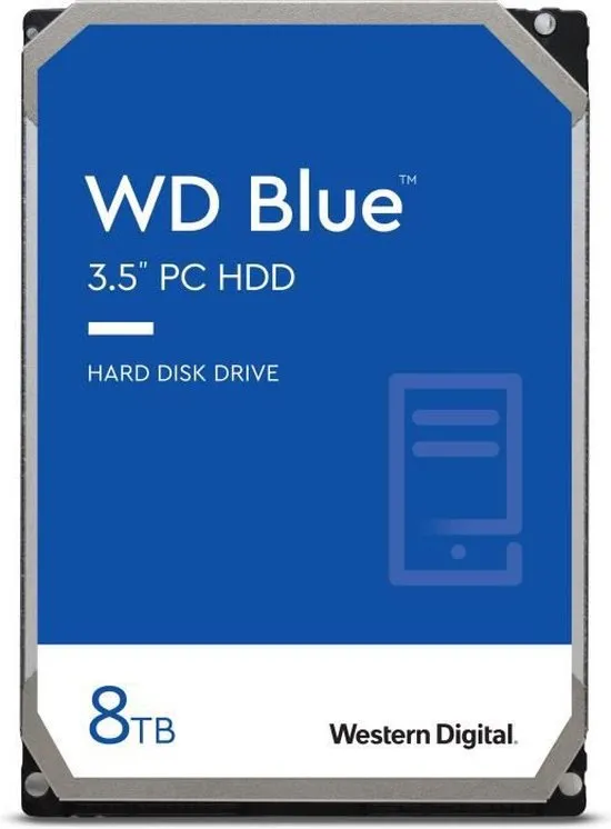 Interne harde schijf - Western Digital - SATA PC WD Blue™ - 3.5 (WD80EAZZ)