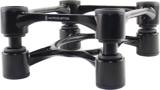 IsoAcoustics Aperta Isolator Monitor Speaker Stands, Per Paar, Zwart